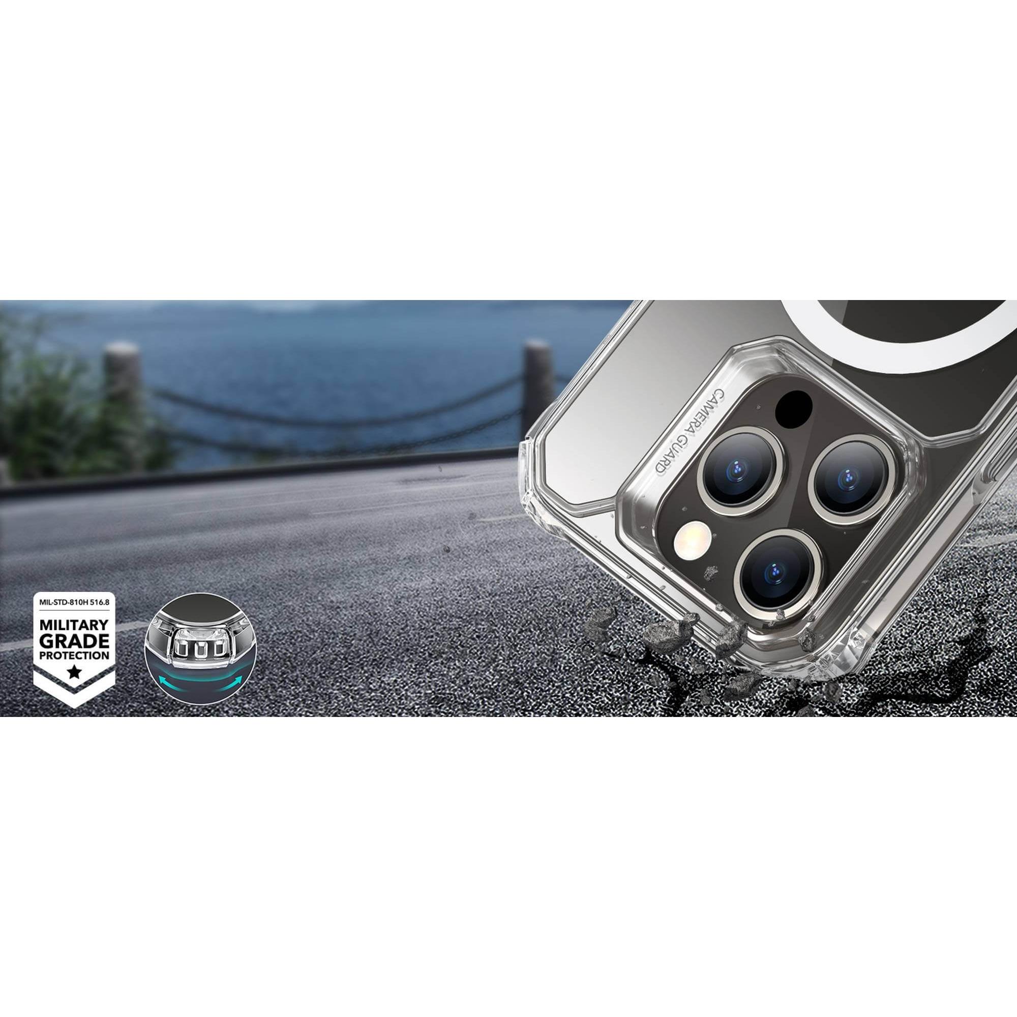 Thumbnail - ESR Air Armor HaloLock Case (Apple iPhone 15 Pro), Smartphone Hülle, Transparent