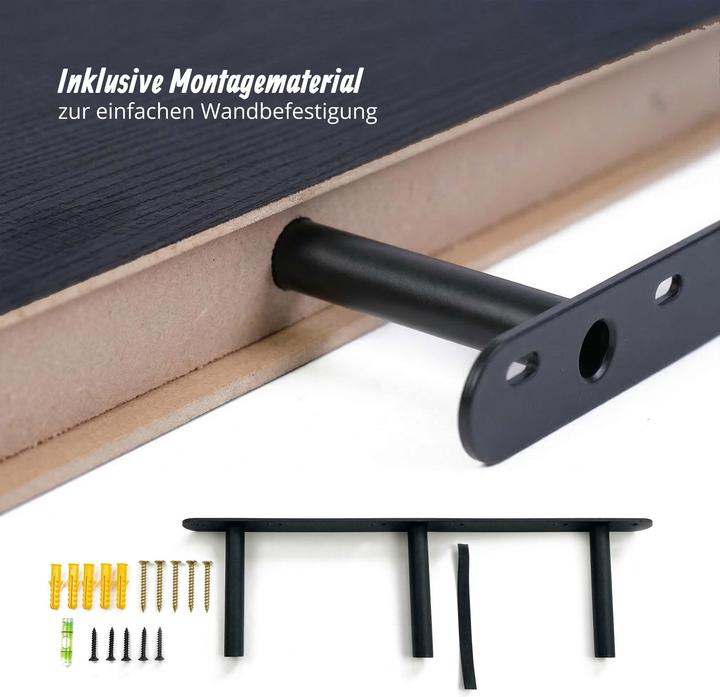 Actual product image Relaxdays 3x wall shelf (80 x 23 x 4 cm)