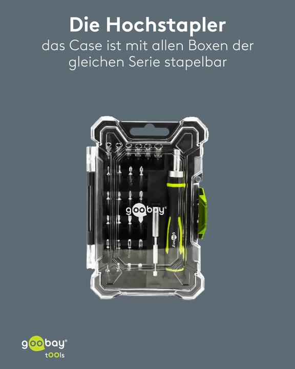 Produktbild Goobay Schraubendreher-Set mit 26-tlg. Bitsatz