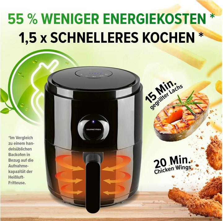 Produktbild Gourmetmaxx Heissluft-Fritteuse Digital