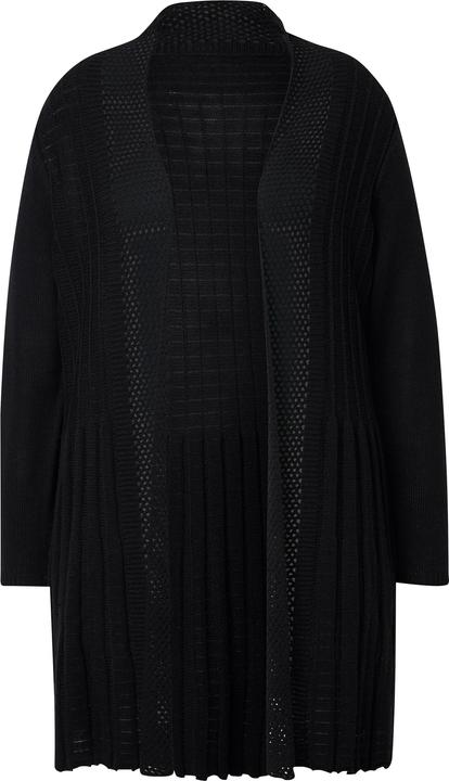 Produktbild Miamoda Strickjacke, A-Linie, Strukturmix (60)