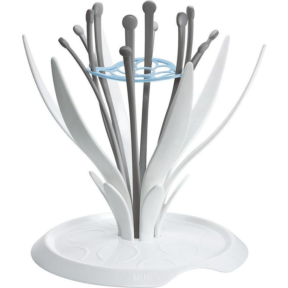 NUK, Babykörperpflege, MultiDry Trockenständer – praktisches Trocknen von bis zu 6 Flaschen und Zubehör, BPA-frei