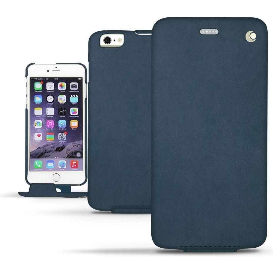 Noreve Lederschutzhülle vertikal (Apple iPhone 6s Plus), Smartphone Hülle, Blau