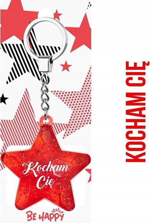 Mondex Stern-Schlüsselanhänger Ich liebe dich