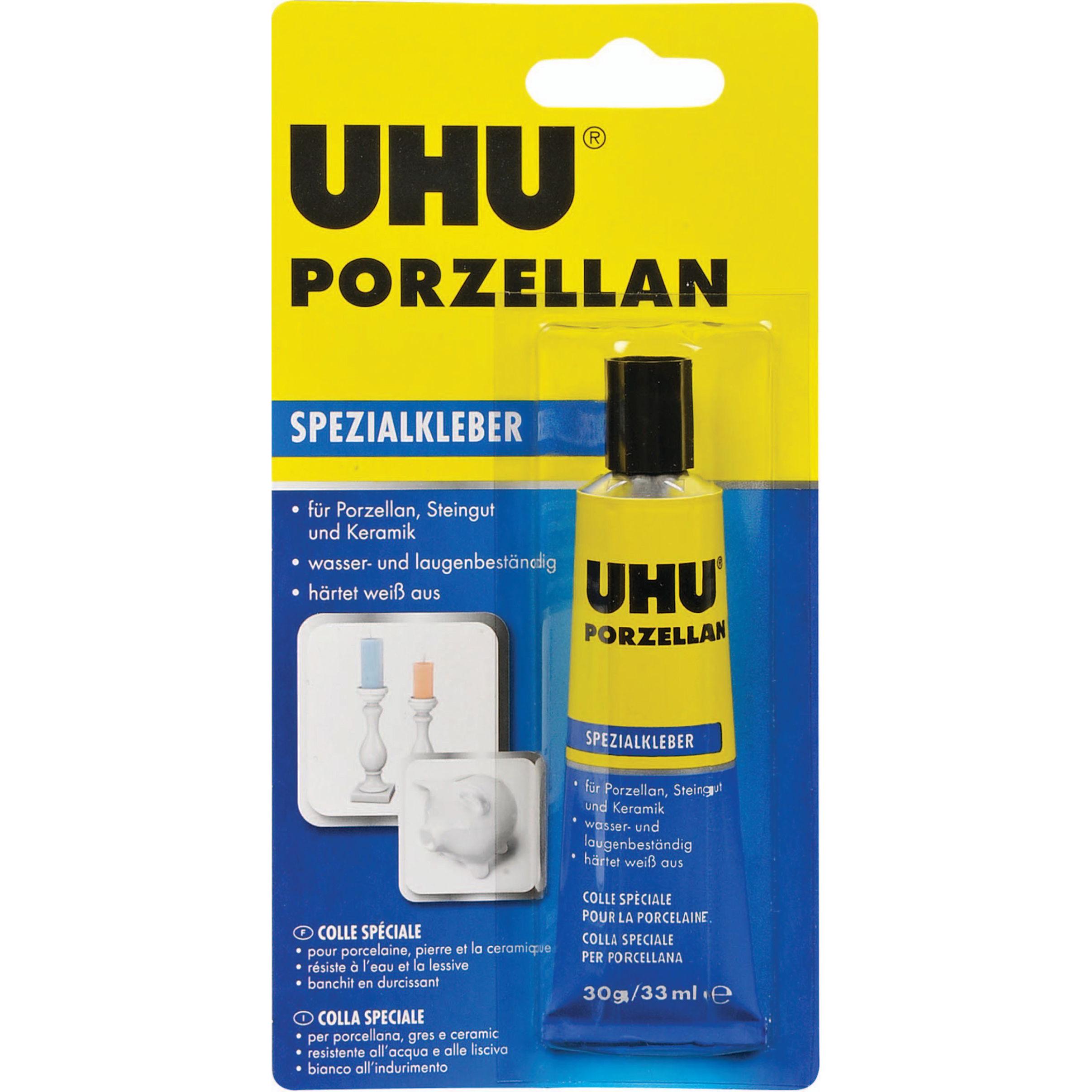 UHU, Klebstoff, Porzellan Reparaturkleber (30 g, 30 ml)