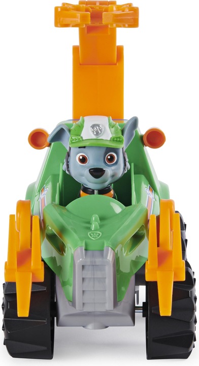 Productafbeelding Maki PAW Patrol Dino Rescue Luxe Rocky Pull-Up Voertuig met Verrassing Dinosaurus Figuur