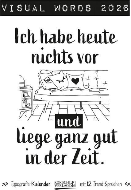 Produktbild Visual Words 2026 (30 x 30 cm)