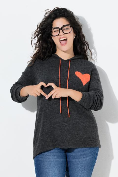 Produktbild Angel of Style Kapuzen-Pullover, Straight Fit, kleines Herz (54, 56)