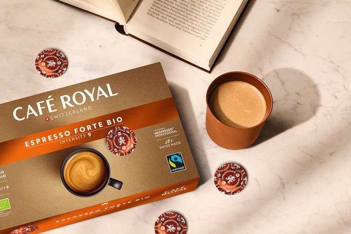Immagine prodotto Café Royal Espresso Forte Organic (50 x Porta.)
