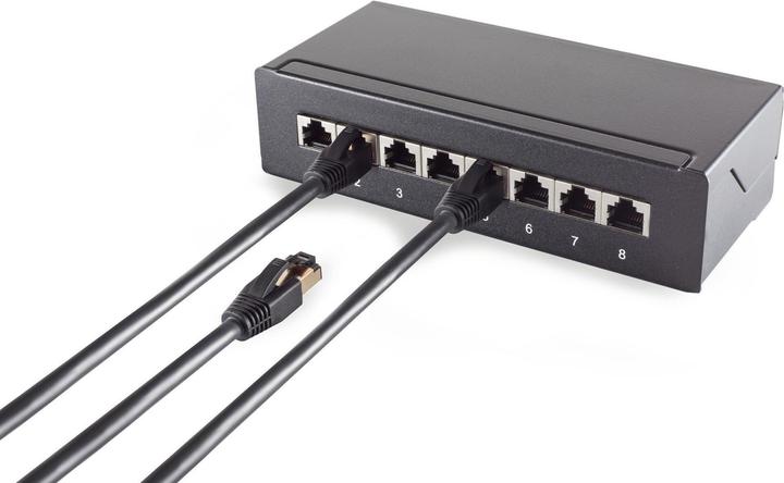 Produktbild Shiverpeaks Helos Patchkabel F/FTP Cat 8.1 grau 10,0m -Twisted Pair, doppelt geschirmt, 4 x 2 x AWG 26 (UTP, CAT8.1, 10 m)