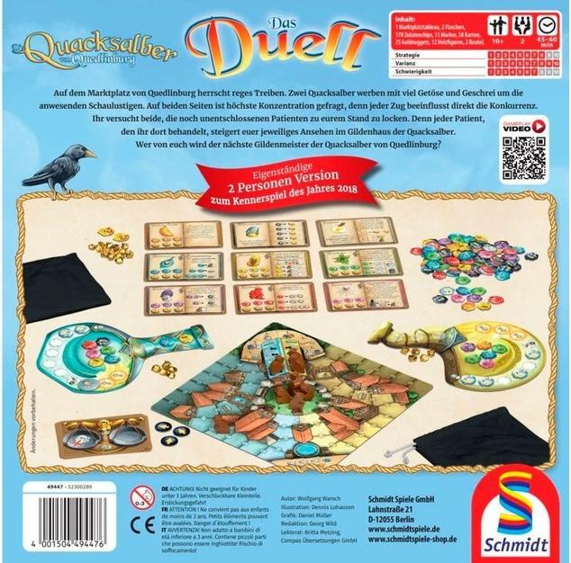 Immagine prodotto Schmidt Spiele I Quaccheri di Quedlinburg - Il duello (d) (Tedesco)