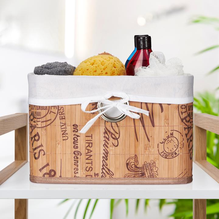 Actual product image Relaxdays storage basket (1 x, 31 x 31 x 20 cm)