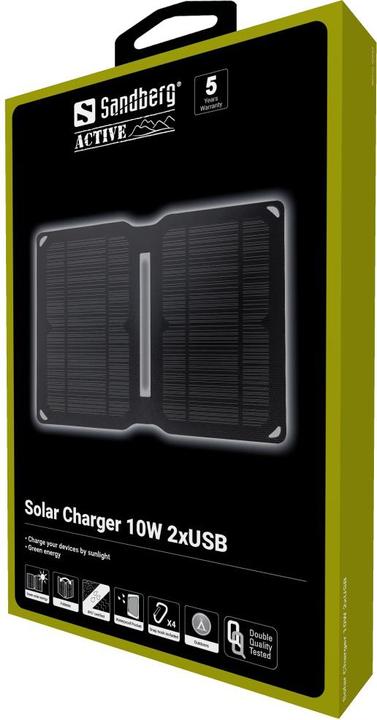 Actual product image Sandberg Solar Charger (10 W, 0.36 kg)