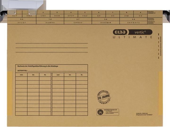 Produktbild Elba Hängetasche vertic ULTIMATE, DIN A4, 10er Multipack (A4, 10x)