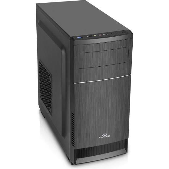Thumbnail - NoName Boitier Mini Tour Micro ATX Advance Impulse + Alim 350W (mATX), PC Gehäuse, Schwarz