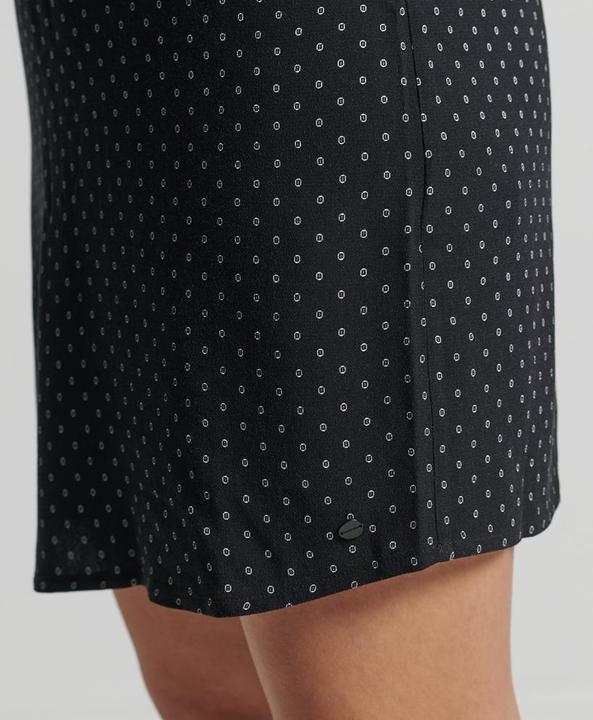 Produktbild Superdry gewebtes minikleid langarm studios (36)