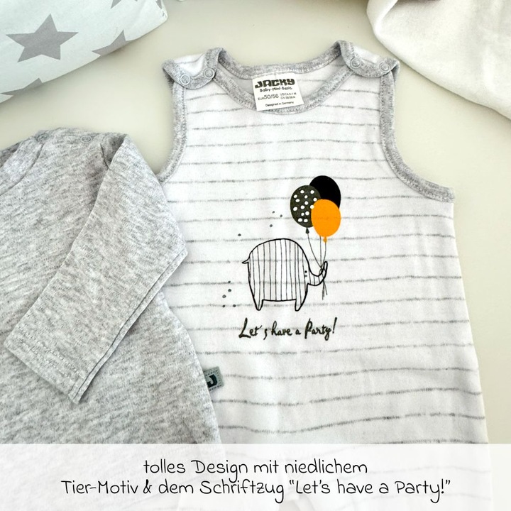 Image du produit Jacky Baby Ensemble dors-bien & t-shirt - Let's have a Party Offwhite Ensemble dors-bien & t-shirts (62)