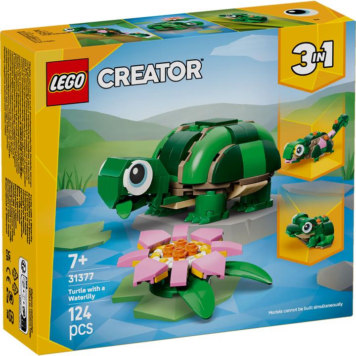 Image du produit LEGO Schildkröte mit Seerose (31377, LEGO Creator 3-in-1)