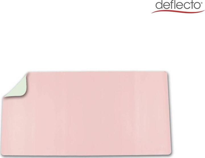 Actual product image Deflecto Schreibtischunterlage Kunstleder, Leder, PVC Grün, Rosa (120 x 60 cm)