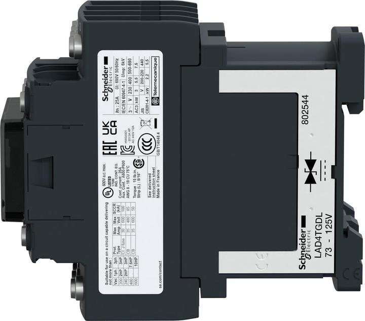 Actual product image Schneider Electric Power contactor LC1D1286P7