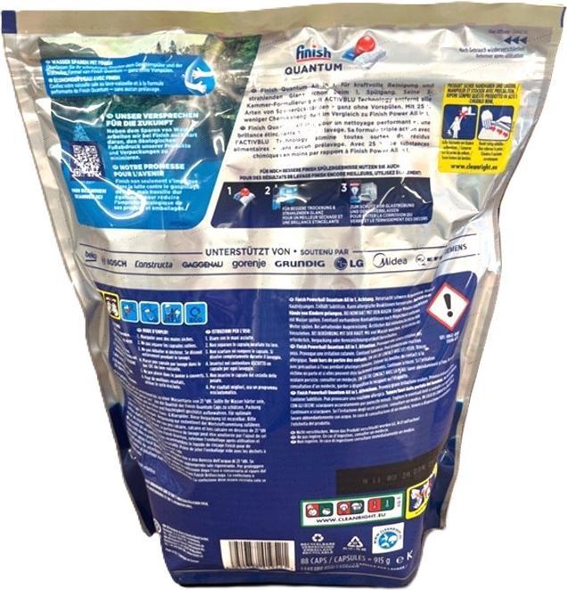 Produktbild Finish Powerball Quantum All in1 (Fest, 88 Waschgänge)