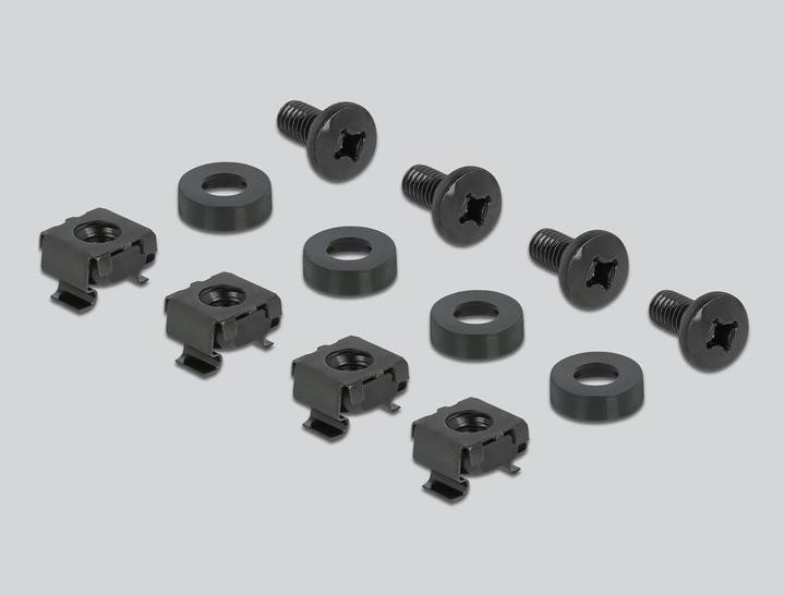 Produktbild Delock 10? Kabelmanagement Rangierpanel mit 3 Metall Bügeln (2 x horizontal, 1 x vertikal) 1 HE schwarz