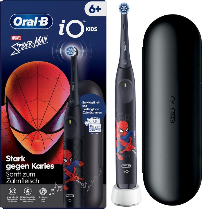 Actual product image Oral-B iO Kids 6+ Spiderman Electric Toothbrush