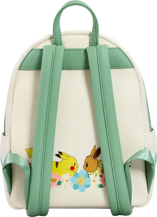 Actual product image Loungefly Pokemon by Mini Rucksack Pikachu & Eevee Floral