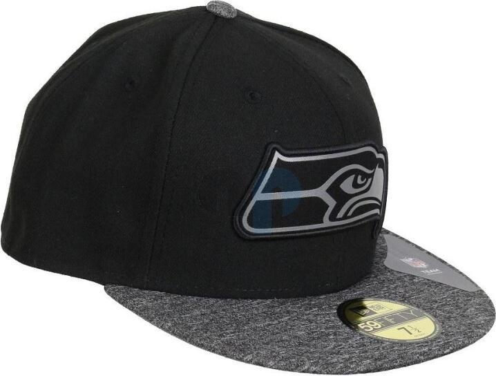 Produktbild New Era NFL - Seattle Seahawks - Grey Collection 59Fifty Cap schwarz 6 7/8 (56)