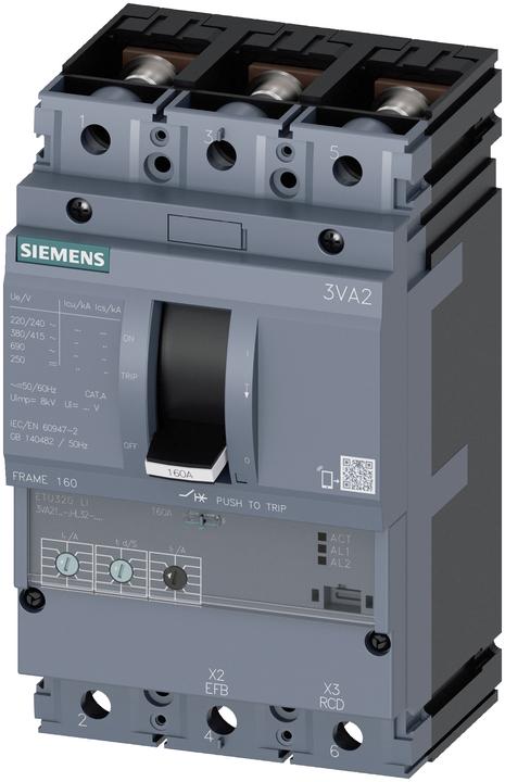 Produktbild Siemens Circuit breaker 3VA2 ICU=55kA 3pole