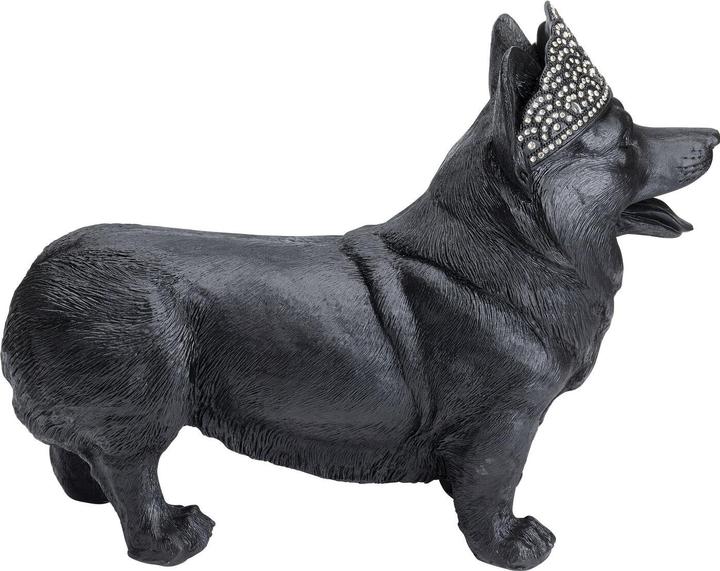 Actual product image Kare Design Deco Figure Royal Standing Corgi Black