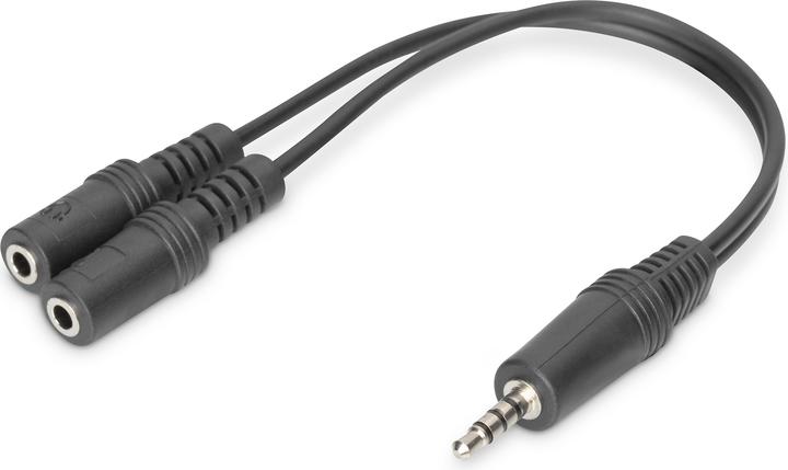 Produktbild Digitus Headset Adapter Kabel TRRS (Headset-Adapter)