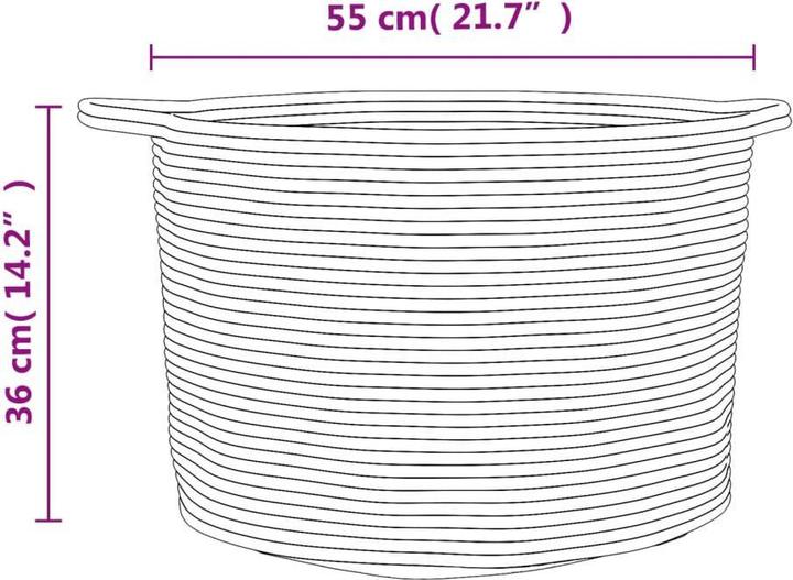 Produktbild vidaXL Wäschekorb