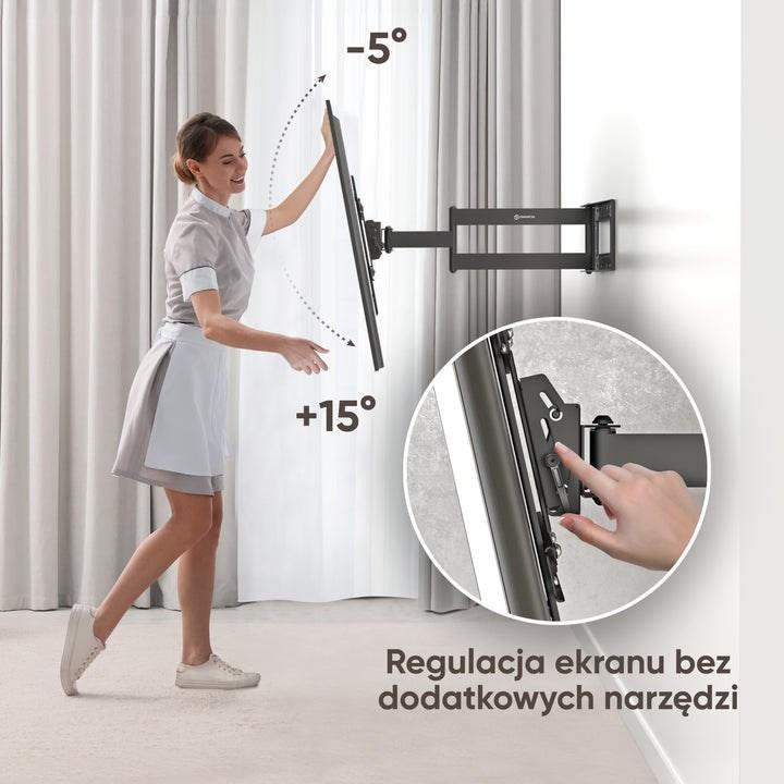 Produktbild Onkron TV SET ACC WALL MOUNT/40-75"/BLACK M7L-B (Wand, 68 kg, 40" - 75")