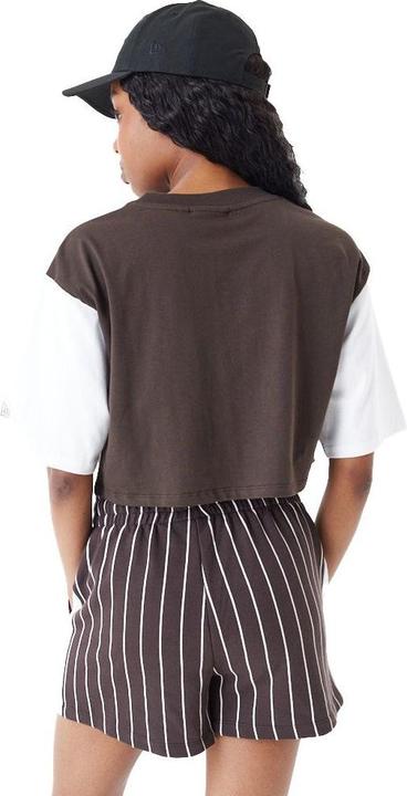 Actual product image New Era Ladies Cropped Raglan Top brown - L (L)