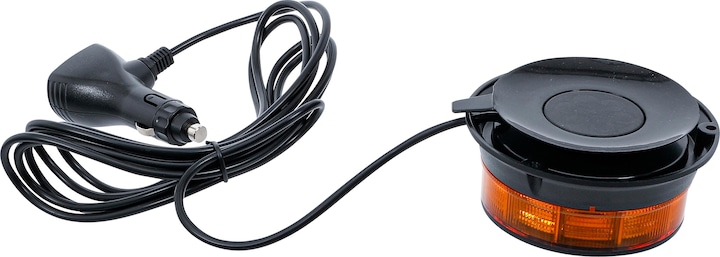 Actual product image BGS Rotating beacon | amber | with magnet | 12 V / 24 V | Ø 130 mm