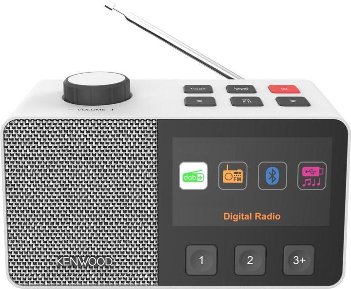 Actual product image Kenwood CR-M70DAB-W (DAB, DAB+, FM, Bluetooth)