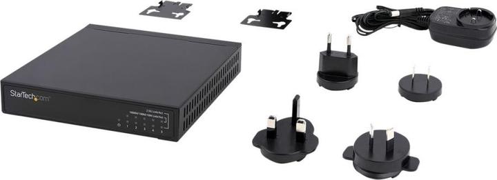 Actual product image StarTech 5 Port Gigabit Switch - Unmanaged Switch - Office/Home Network/Lan Switch/Splitter for (5 ports)