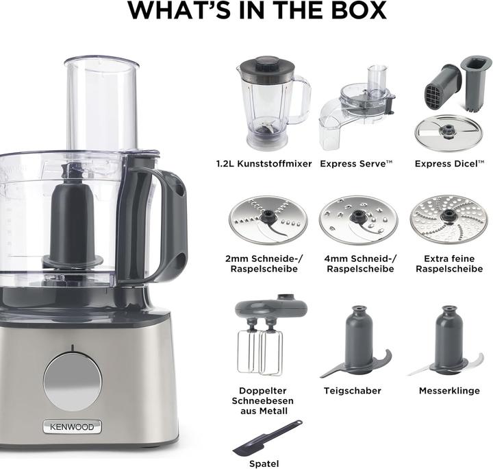 Actual product image Kenwood FDM304SS (2100 ml, 800 W)