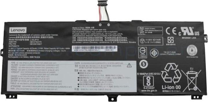Produktbild Lenovo Battery 3c,50Wh,LiIon,SMP(BYD) (3 Zellen, 4345 mAh)