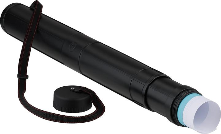 Relaxdays GmbH Posterrolle ausziehbar schwarz