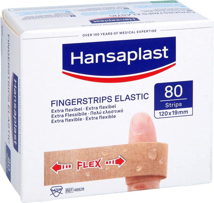 Produktbild Hansaplast 48828 ELASTIC Pflaster 12 cm x 1.9 cm (80 x)