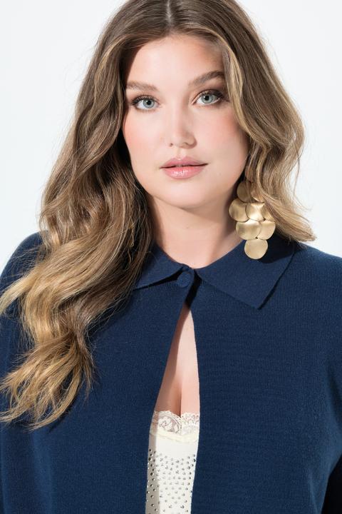 Produktbild Miamoda Strickjacke, Cape-Form, weite 3/4-Glockenärmel (58)