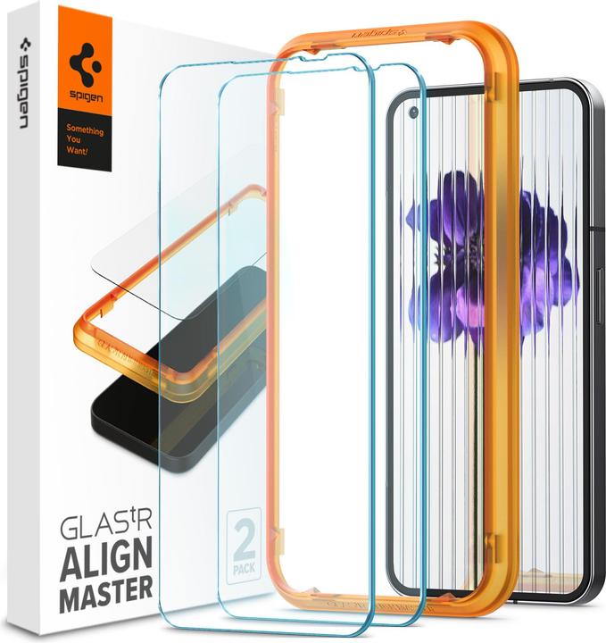 Actual product image Spigen Tempered Glass (2 pcs., Nothing Phone (1))