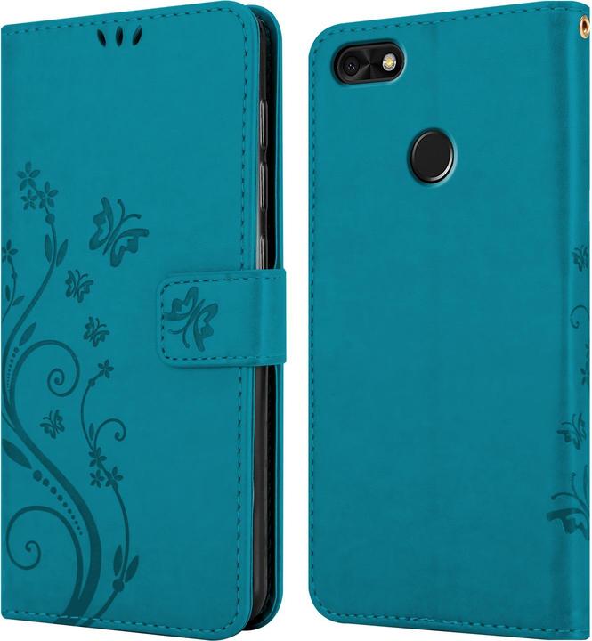 Productafbeelding Cadorabo Bloemen Boekomslag (Huawei Y6 Pro (2017))