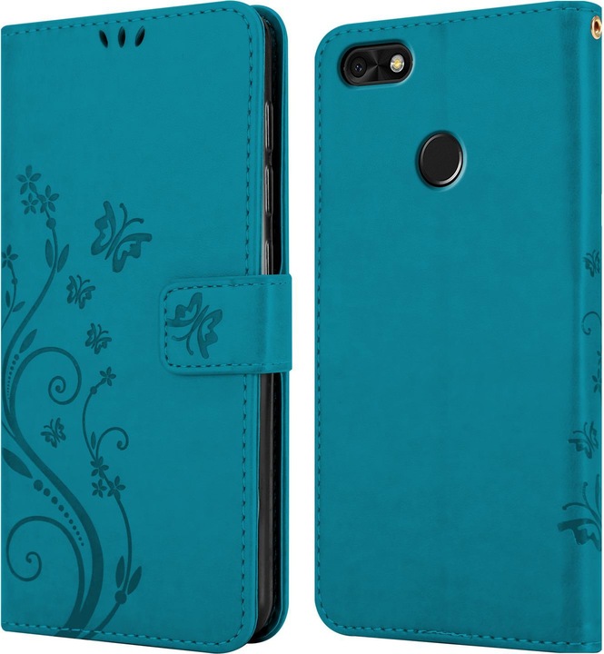 Actual product image Cadorabo Case Flower Book (Huawei Y6 Pro (2017))