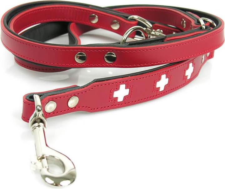 Image du produit Hunter Longe de présentation réglable Swiss en cuir véritable (13, Chien, Promenade)