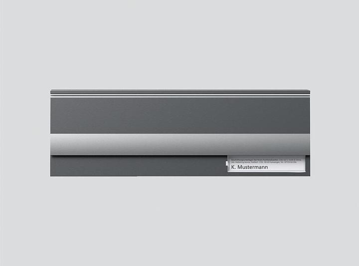 Image du produit Siedle S. & Soehne Clapet d'introduction du courrier BE 611-3/1-0 DG gris foncé-mica