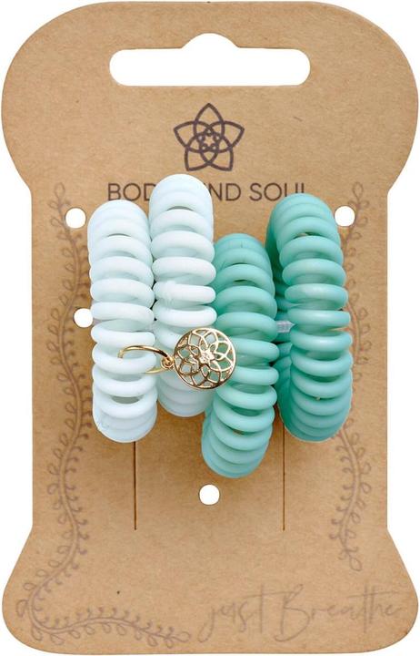 Image du produit Trisa Body Mind and Soul Spirale Chouchou Yoga Menthe 4cm (Élastiques à cheveux)