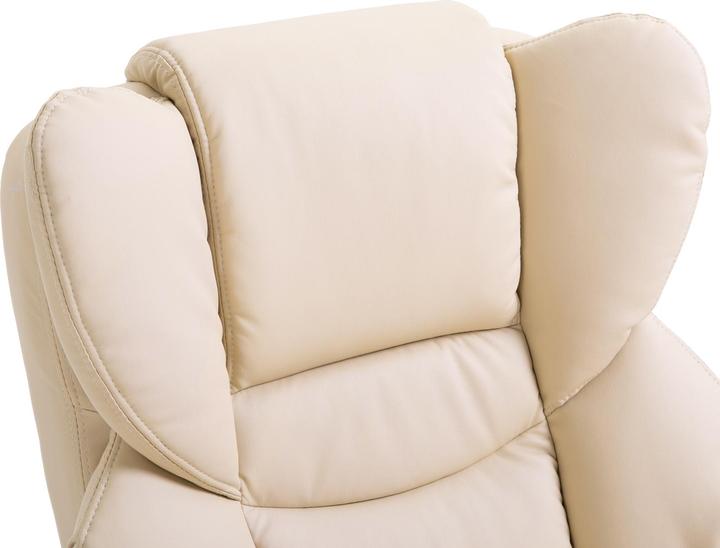 Immagine prodotto Swisshandel24 Poltrona reclinabile con sgabello, poltrona TV girevole, poltrona TV con funzione di reclinazione